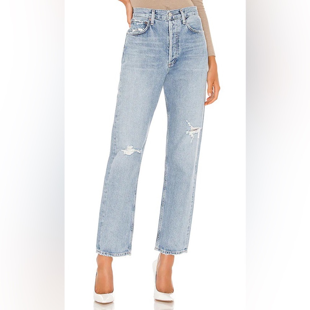 Agolde 90s Mid Rise Loose Fit in Captured